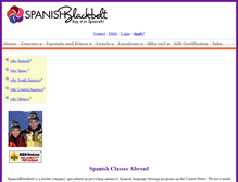 Tablet Screenshot of abroad.spanishblackbelt.com